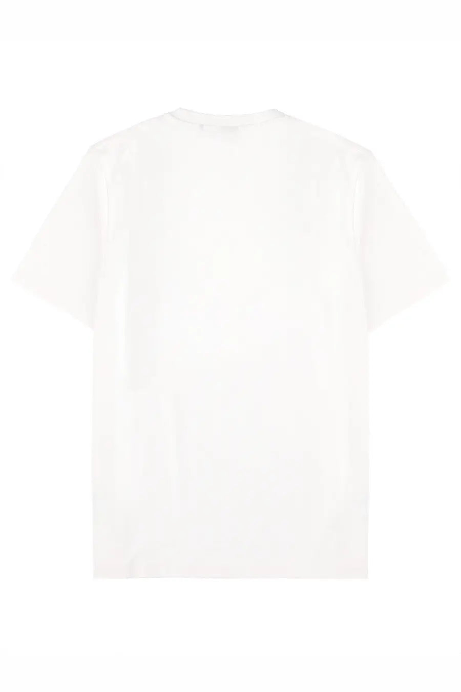 Boss men’s white cotton t-shirt with a simple crew neck and short sleeves for casual wear