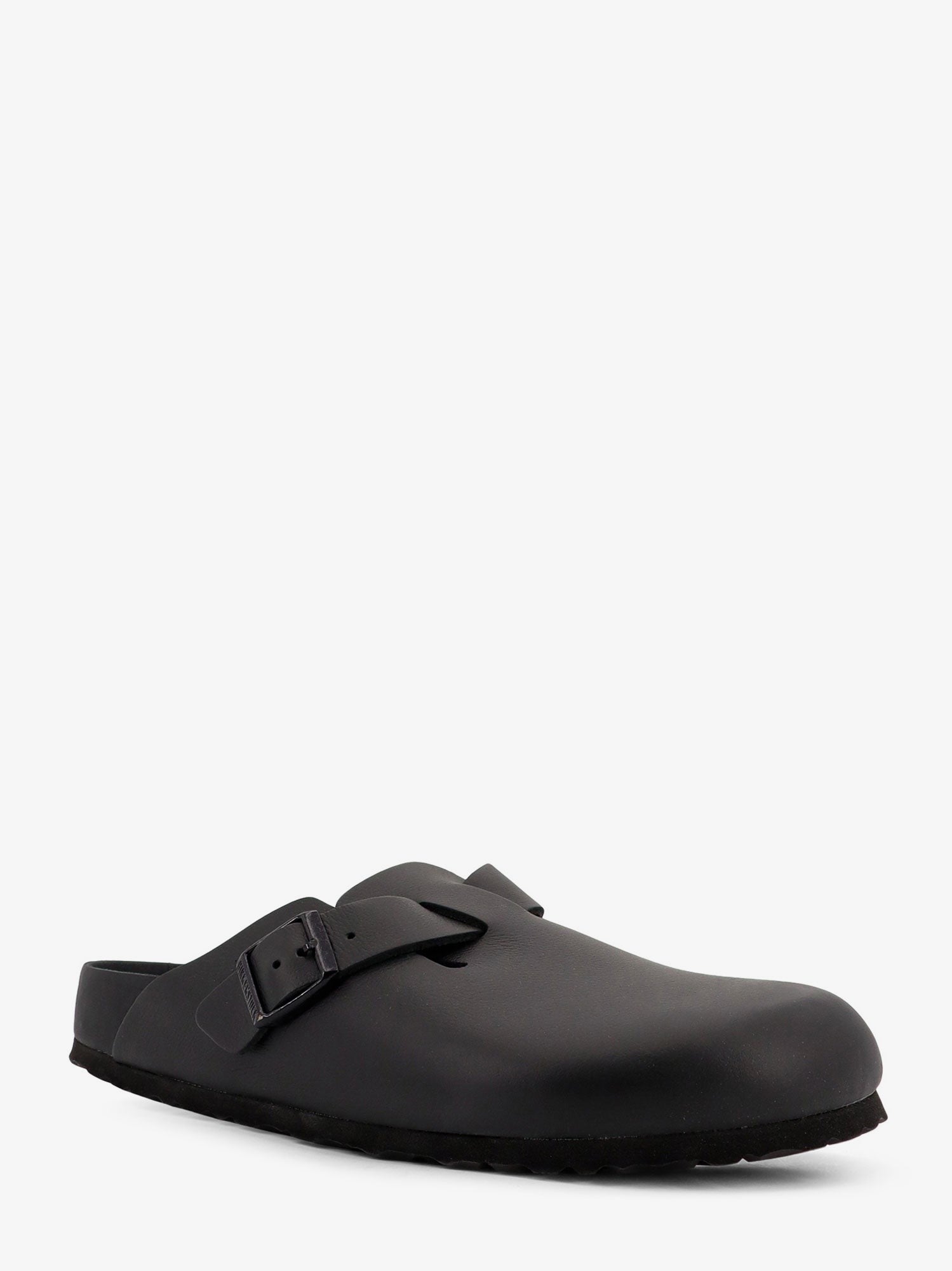 Birkenstock Unisex Boston BS Leather Mule Black