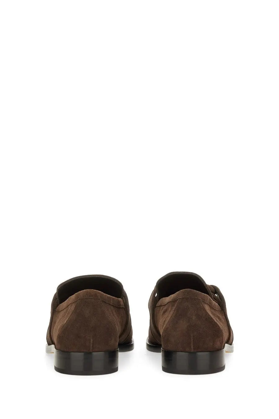 Bottega Veneta men’s Astaire loafer brown suede with black rubber soles for stylish casual wear