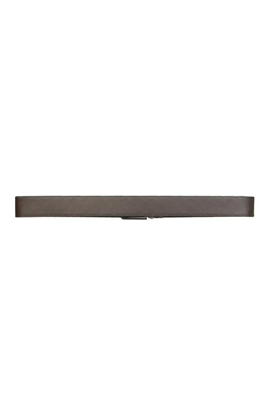 Bottega Veneta men’s cintura reversibile black sleek dark gray leather belt with minimalist metal buckle