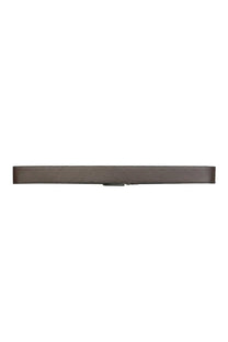 Bottega Veneta men’s cintura reversibile black sleek dark gray leather belt with minimalist metal buckle