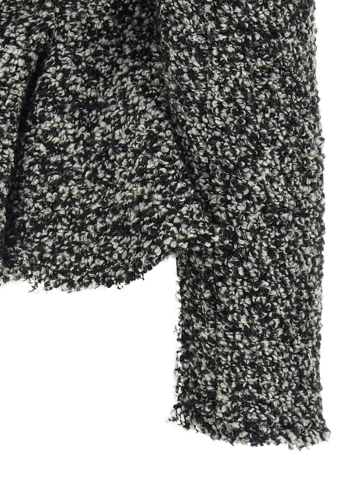 Alberta Ferretti Bouclé Blazer White, view 4