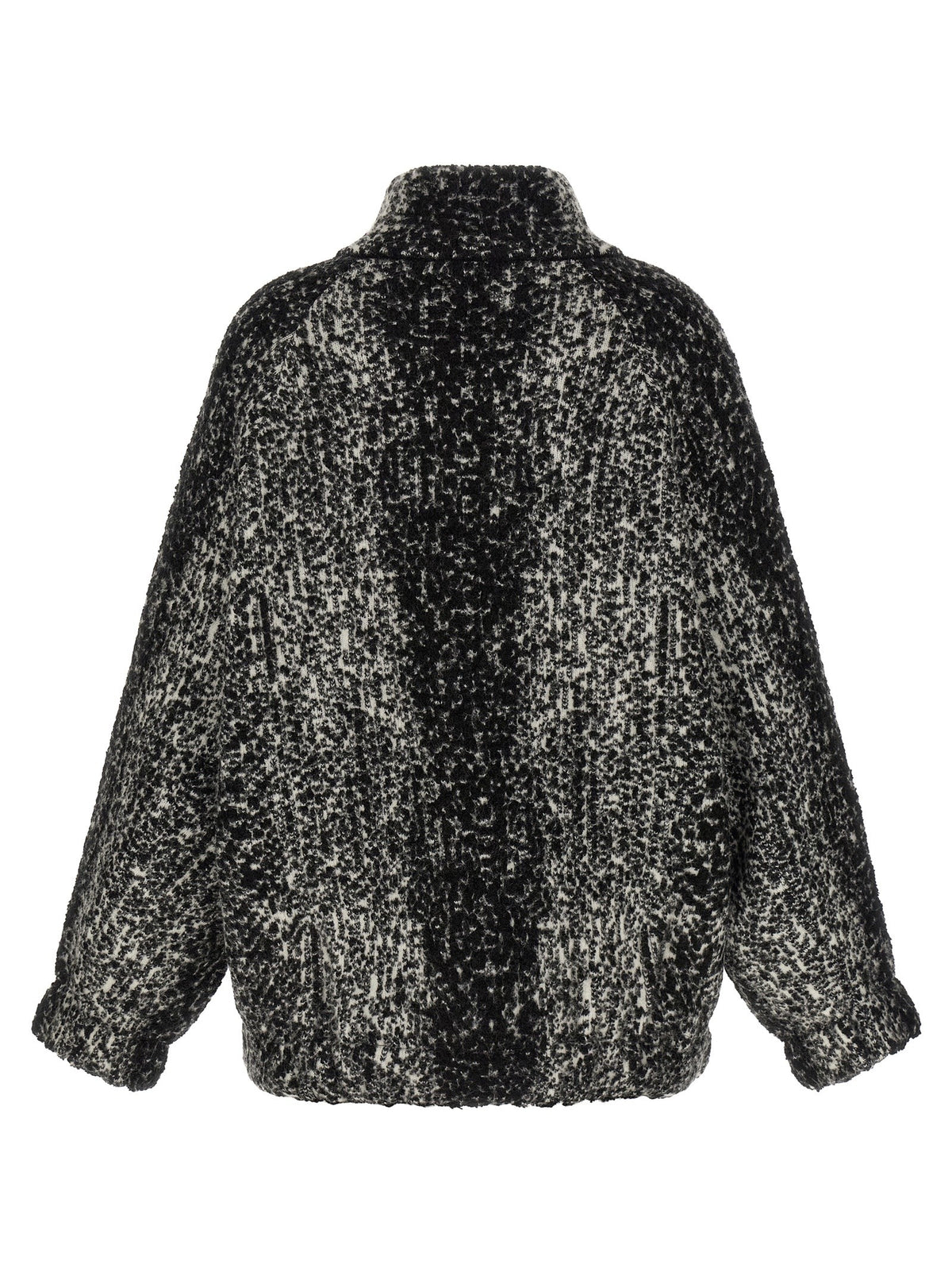 Nude Lucy Bouclé Bomber Jacket White