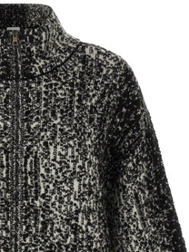 Nude Lucy Bouclé Bomber Jacket White