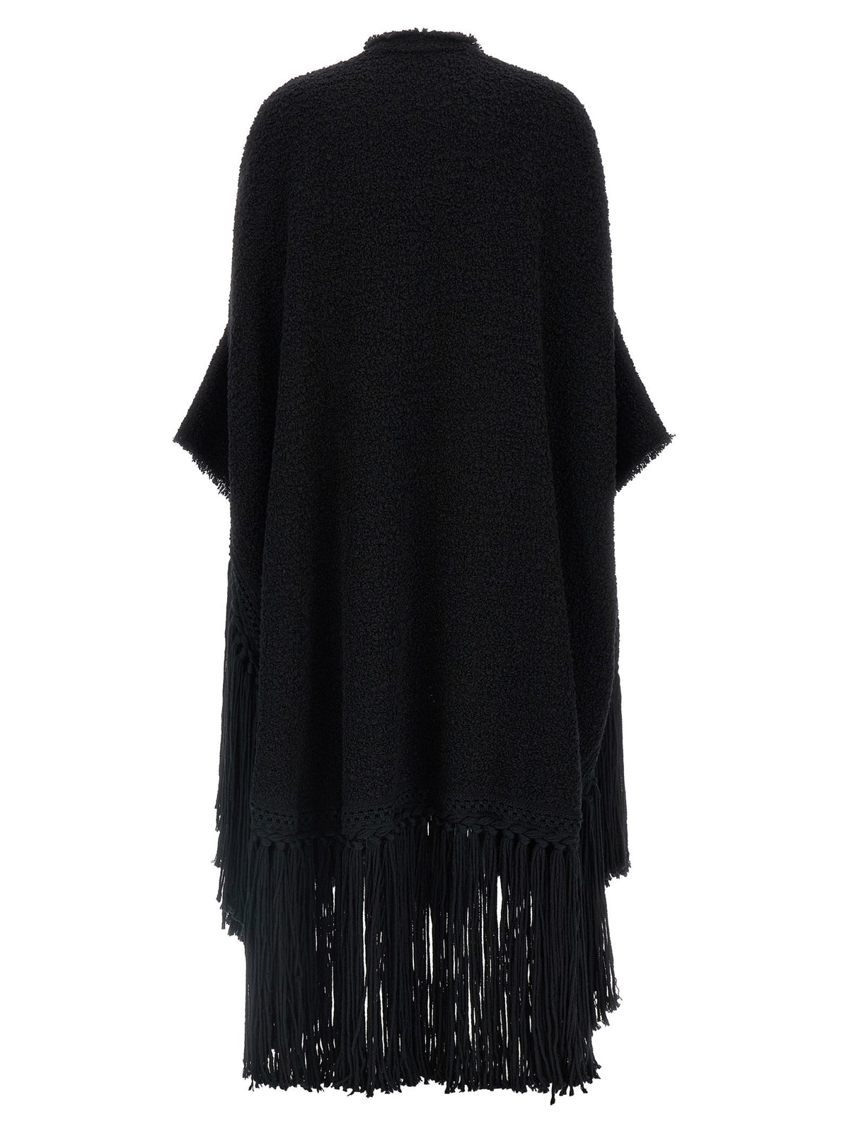 Dolce&amp;Gabbana Bouclé Cape Black