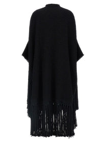 Dolce&amp;Gabbana Bouclé Cape Black