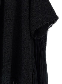 Dolce&amp;Gabbana Bouclé Cape Black