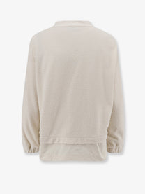 Moncler Women's Bouclé Nylon Jacket White