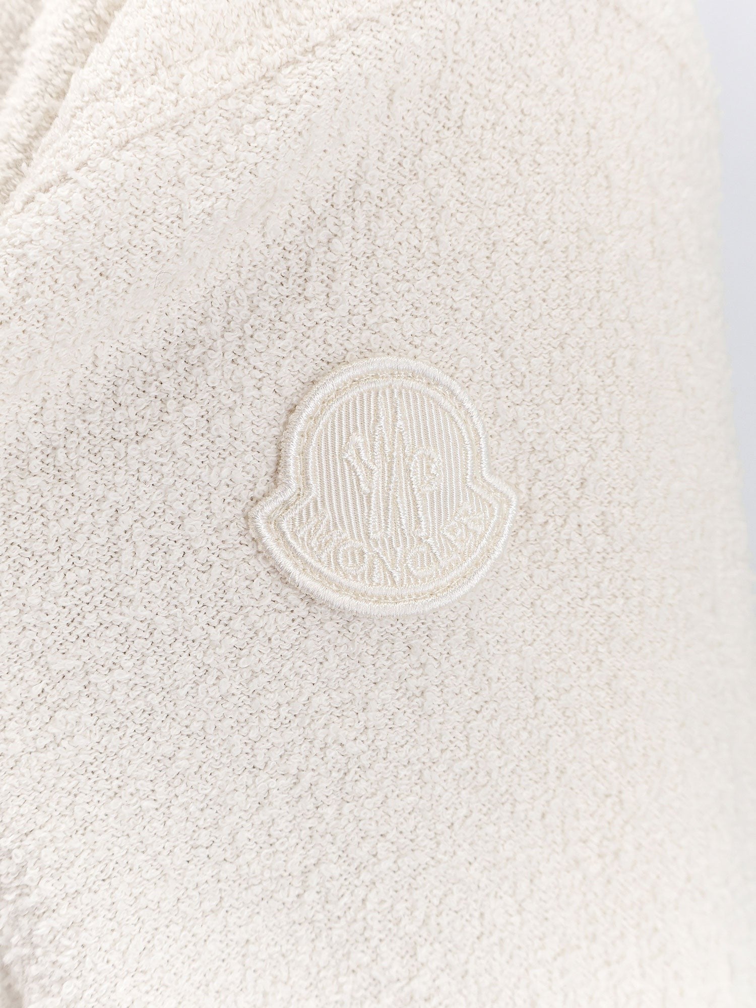 Moncler Women's Bouclé Cardigan White