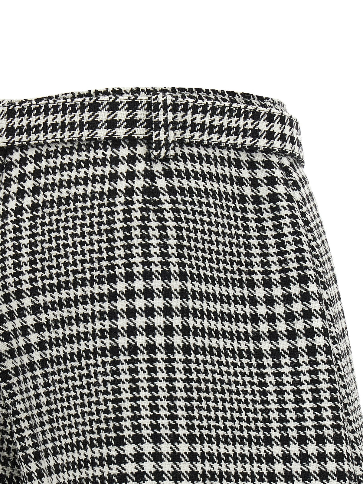 self-portrait Bouclé Wool Skort White
