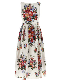 Dolce &amp; Gabbana Bouquet Di Fiori Dress White, view 2