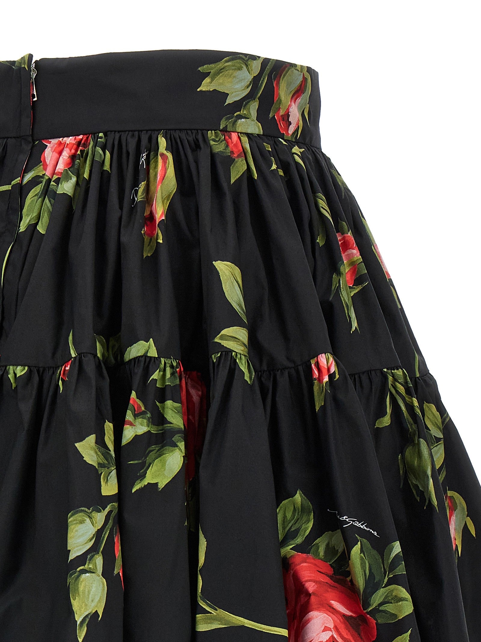 Dolce &amp; Gabbana Women's Cotton Skirt Black