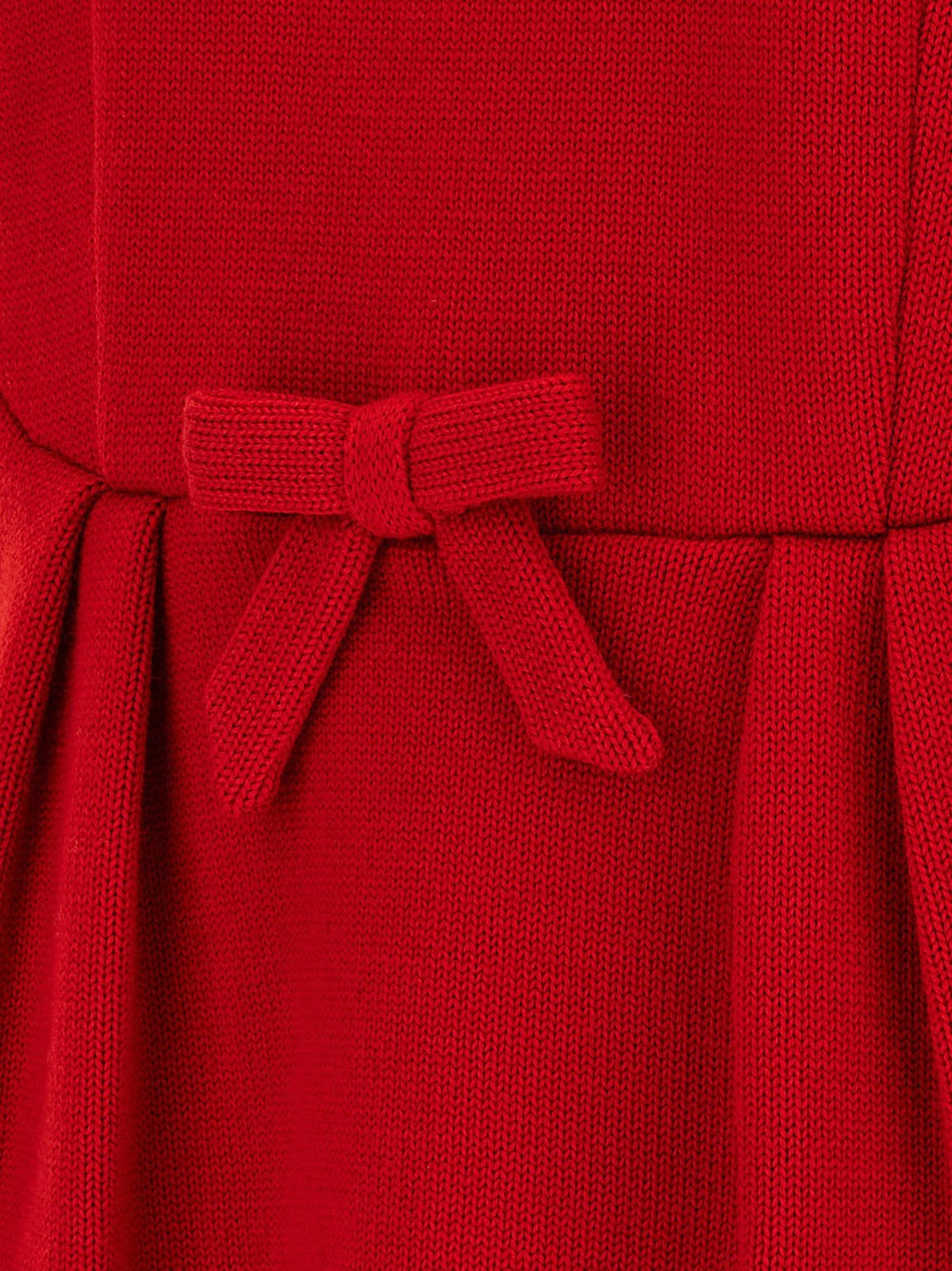 PRADA Bow Sweater Red
