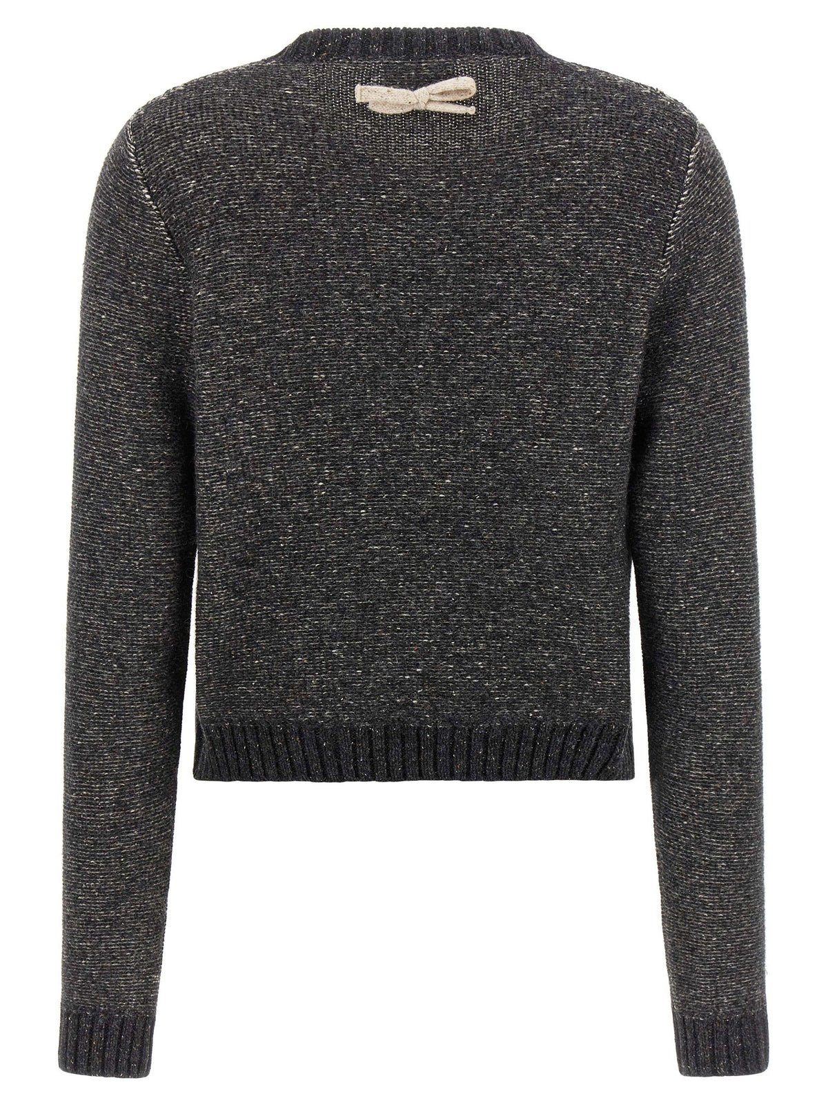 Moschino Bow Sweater Grey
