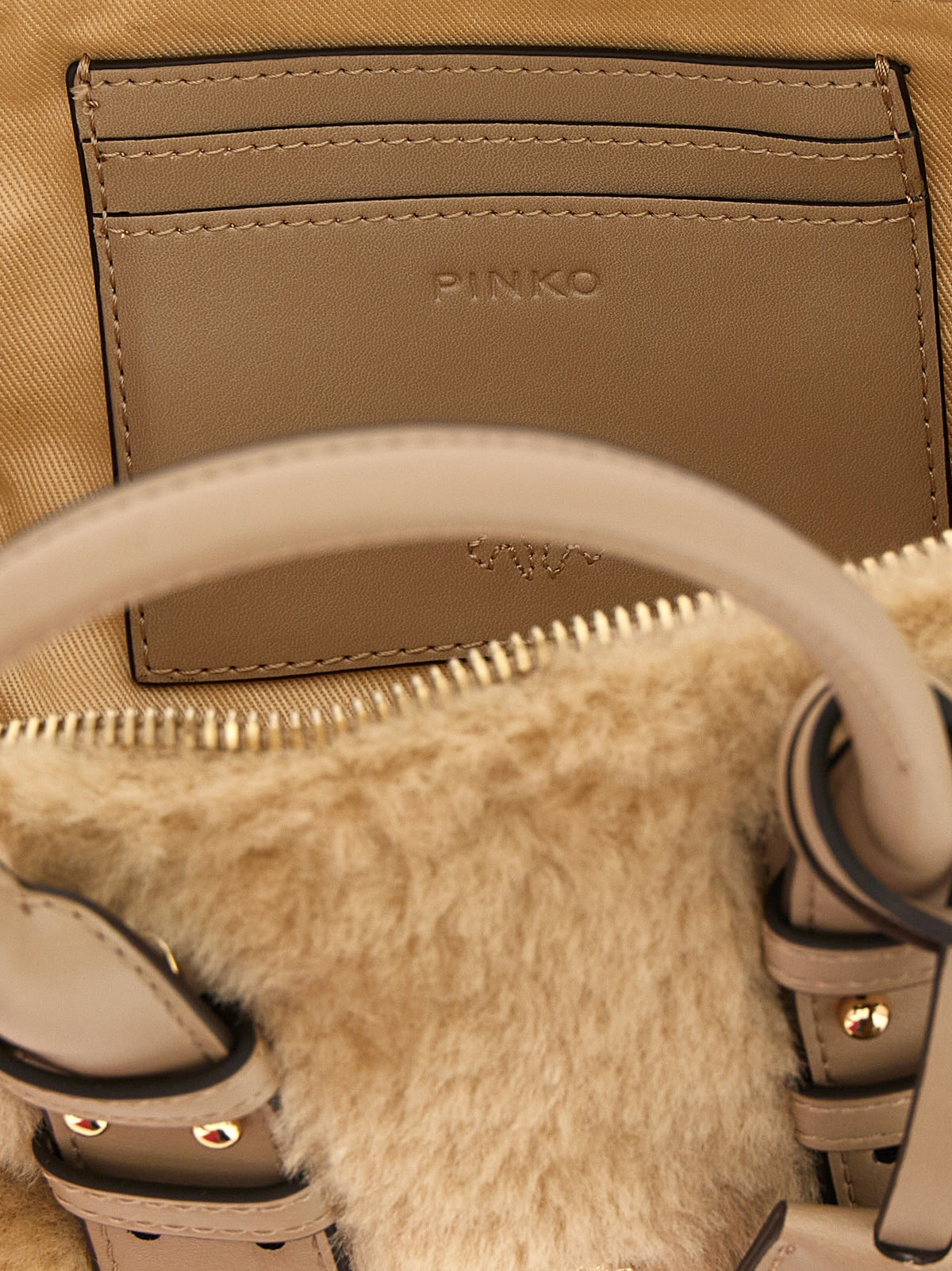 Pinko Bowling Bag Handbag Grey