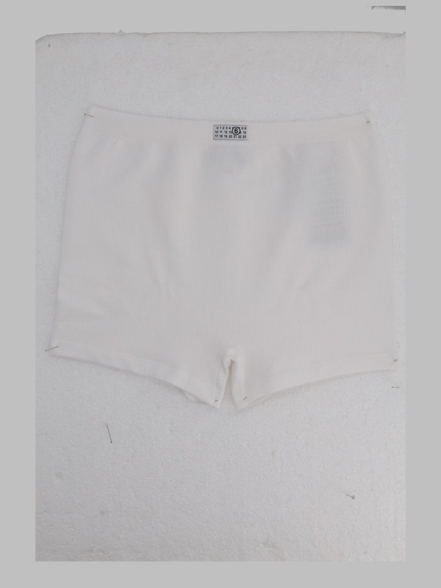 MM6 Maison Margiela Women's Boxer Elasticizzato White