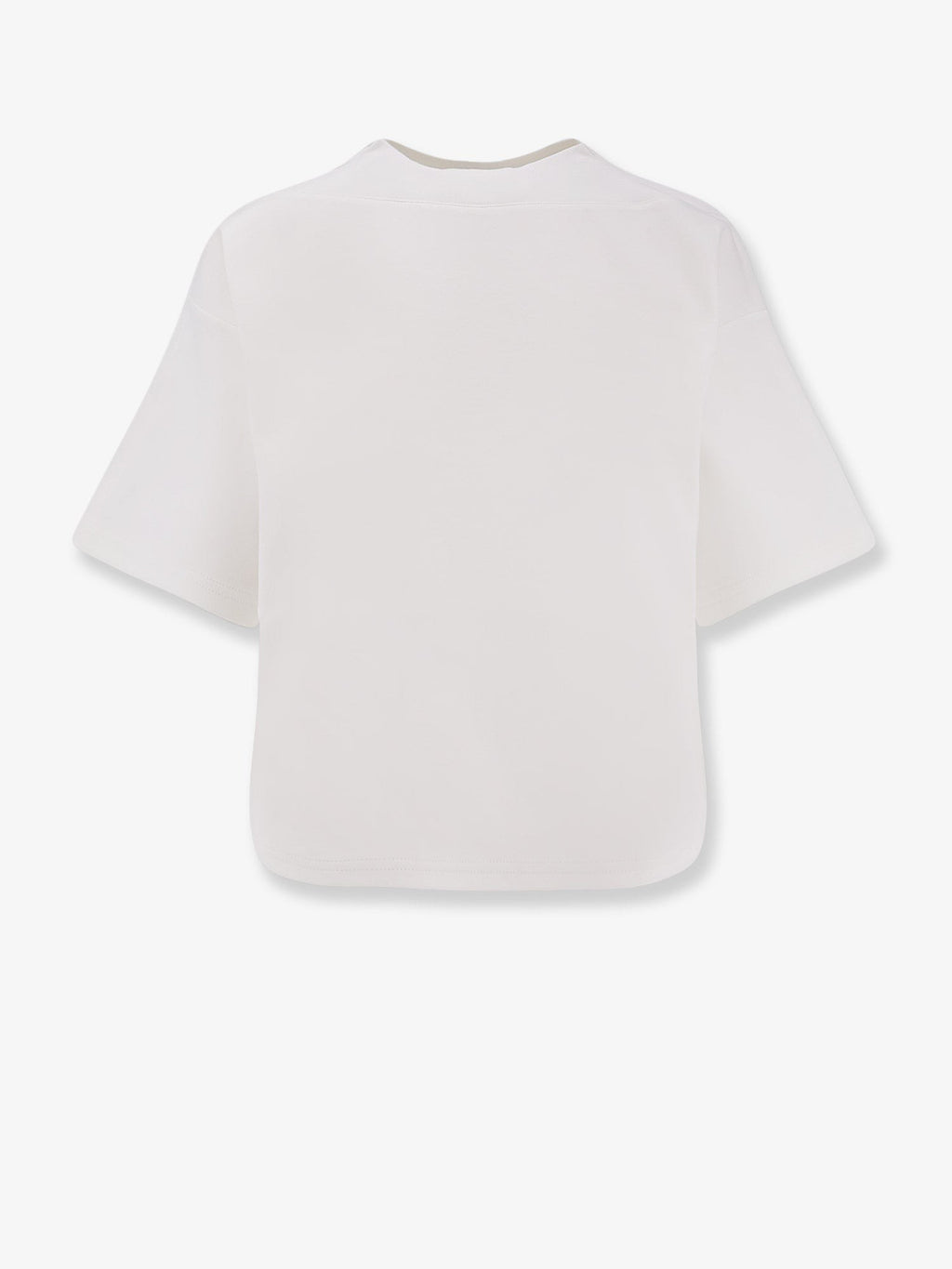 ALAÏA Women's Boxy Cotton Blend Shirt White