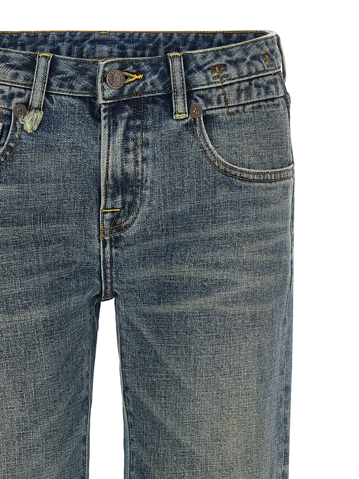 R13 Boy Flare Jeans Blue
