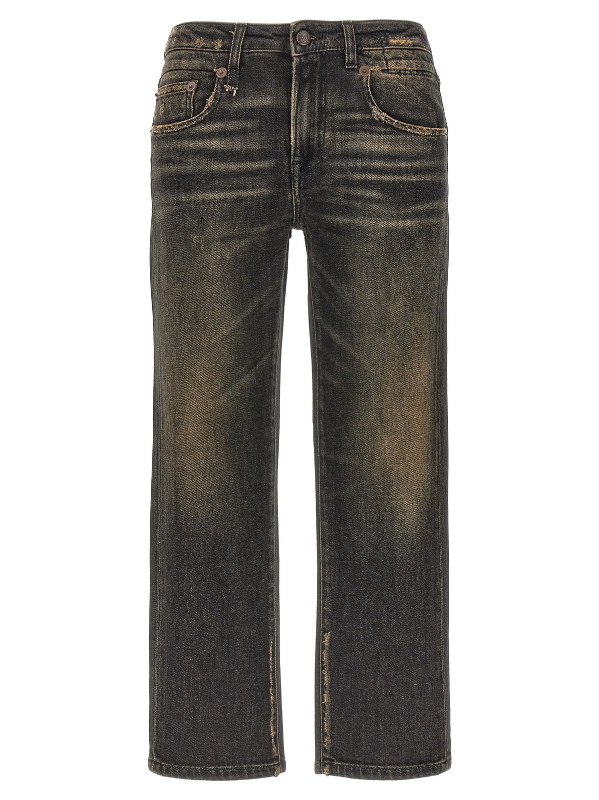 R13 Boy Straight Jeans Black