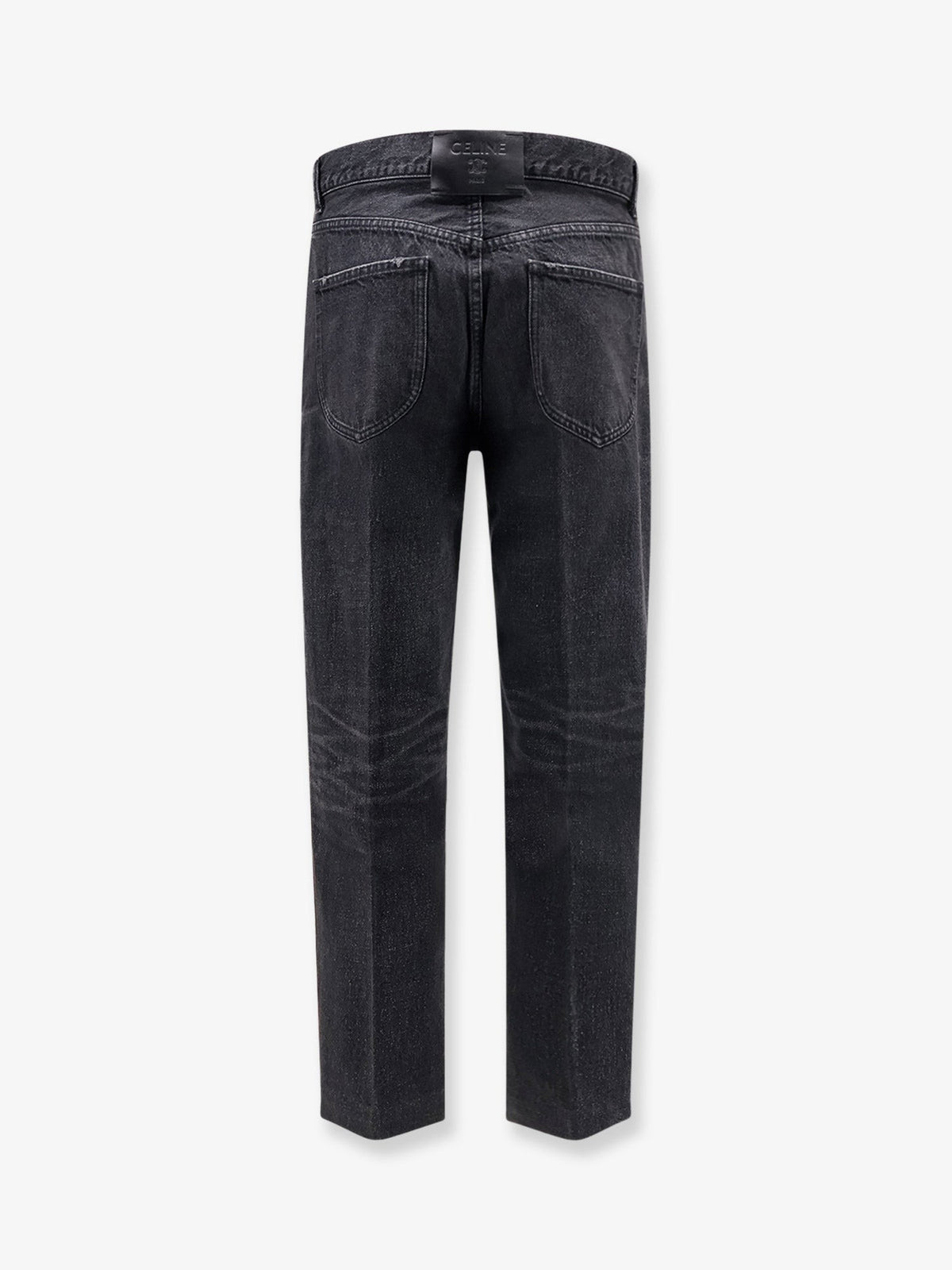 Celine Men's Boyfriend Black Denim Jeans Black