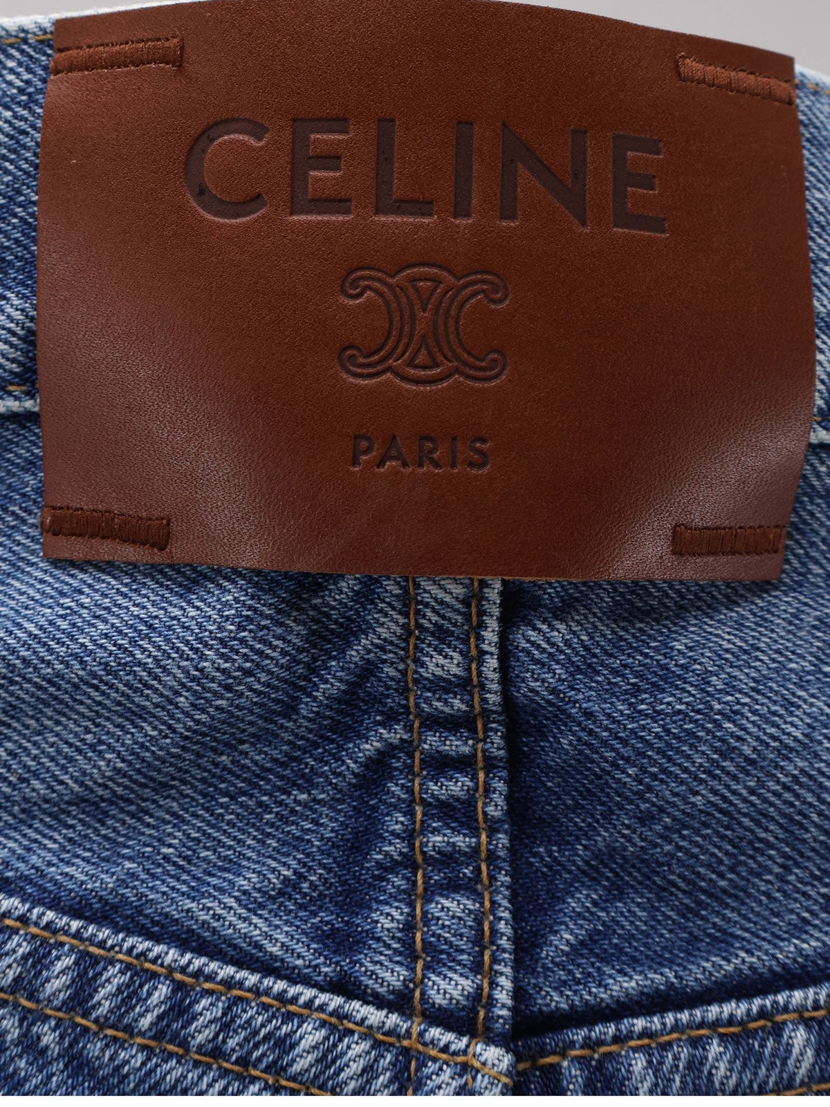 Celine Men's Boyfriend Cotton Jeans Blue