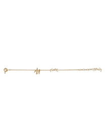 Saint Laurent Women's Bracciale Catena Con Cassandre Colomba Gold