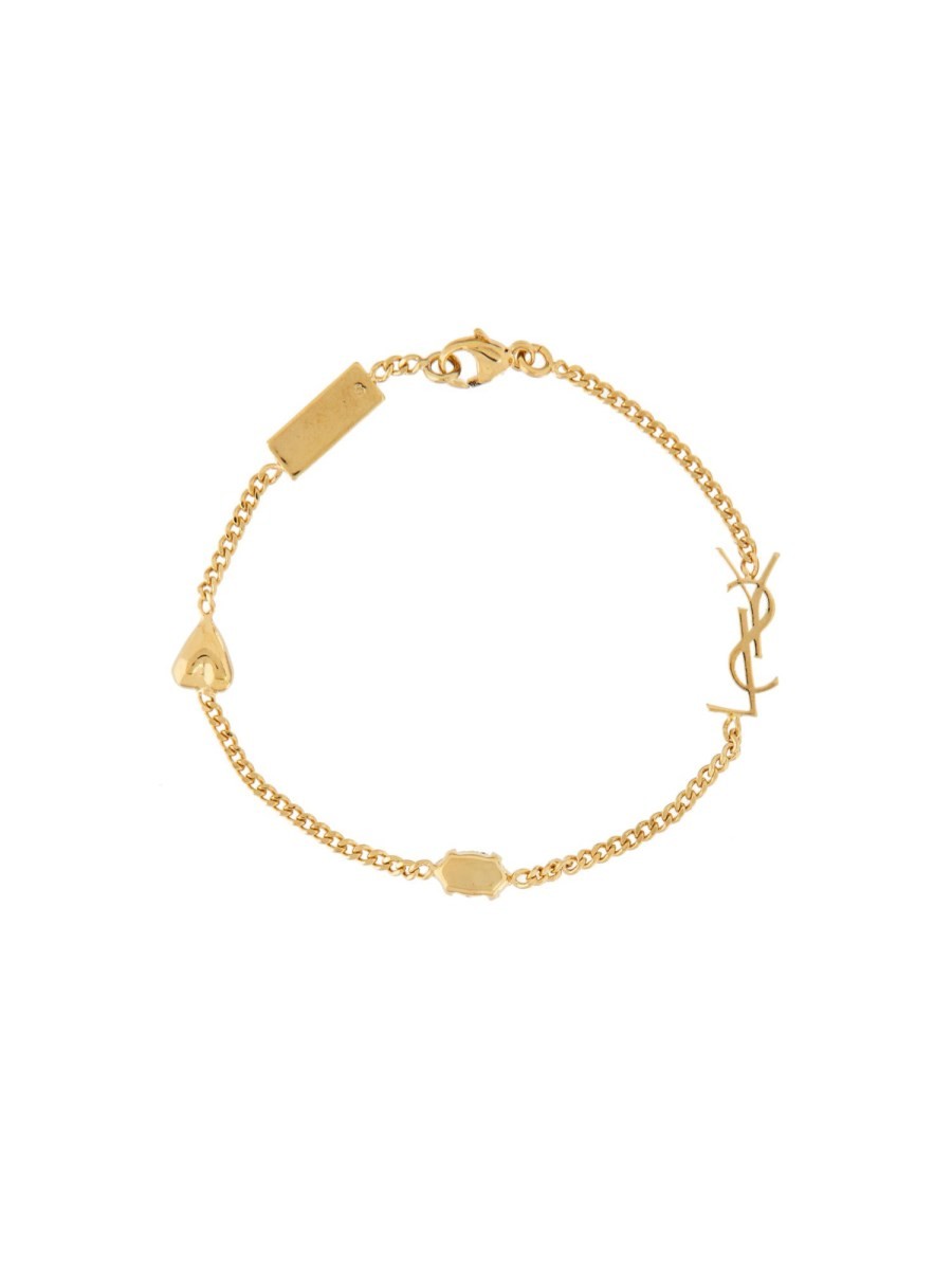 Saint Laurent Women's Bracciale Cassandre Gold