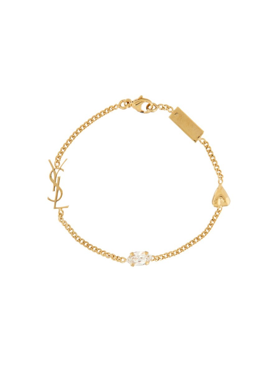 Saint Laurent Women's Bracciale Cassandre Gold