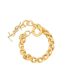 Saint Laurent Women's Bracciale Con Ciondolo Cassandre Gold