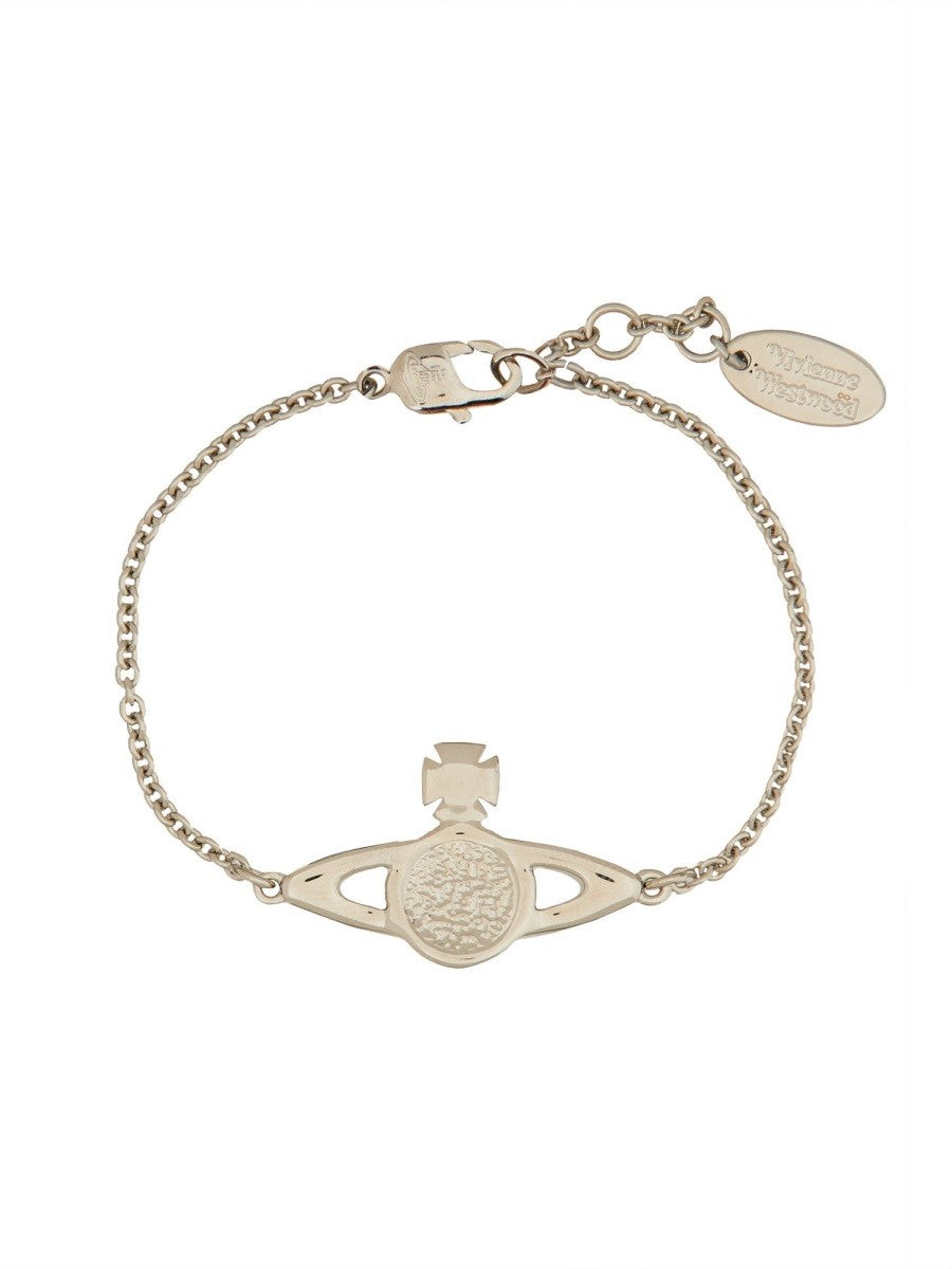 Vivienne Westwood Women's Bracciale Mini Bas Relief Silver