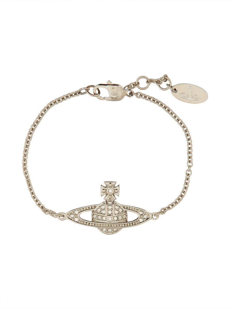 Vivienne Westwood Women's Bracciale Mini Bas Relief Silver