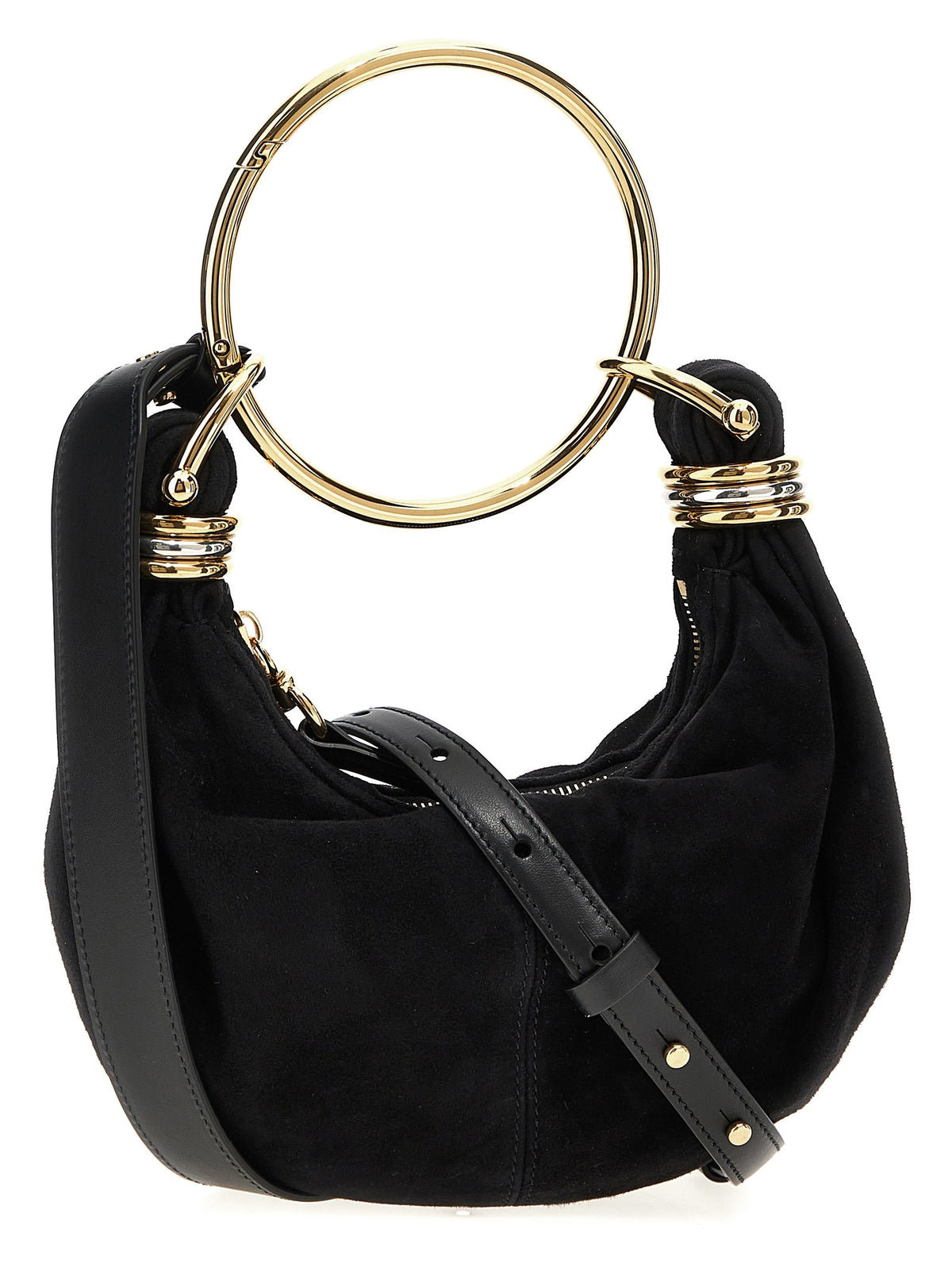 Chloé Bracelet Hobo Mini Handbag Black