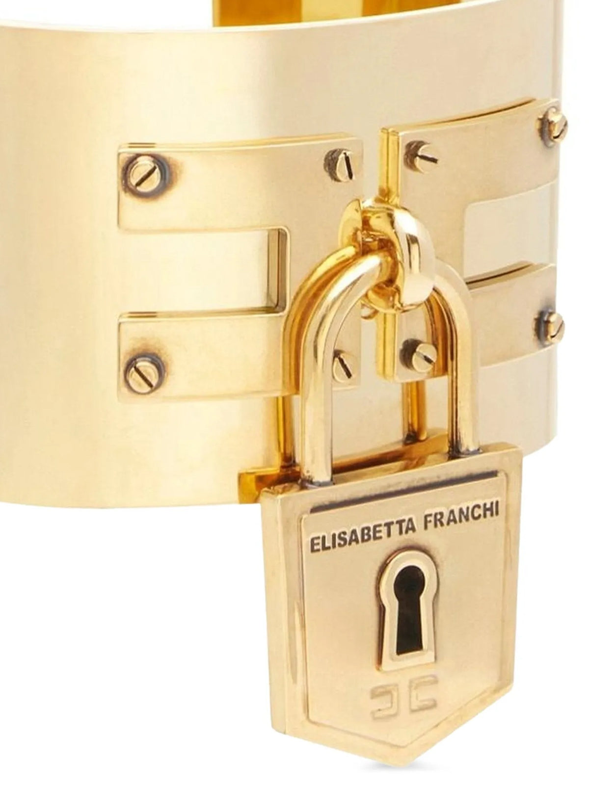 Elisabetta Franchi Bracelet Padlock Gold