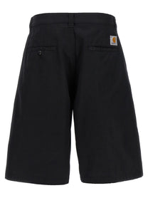 Carhartt Wip Men's Brader Cotton Bermuda Shorts Black