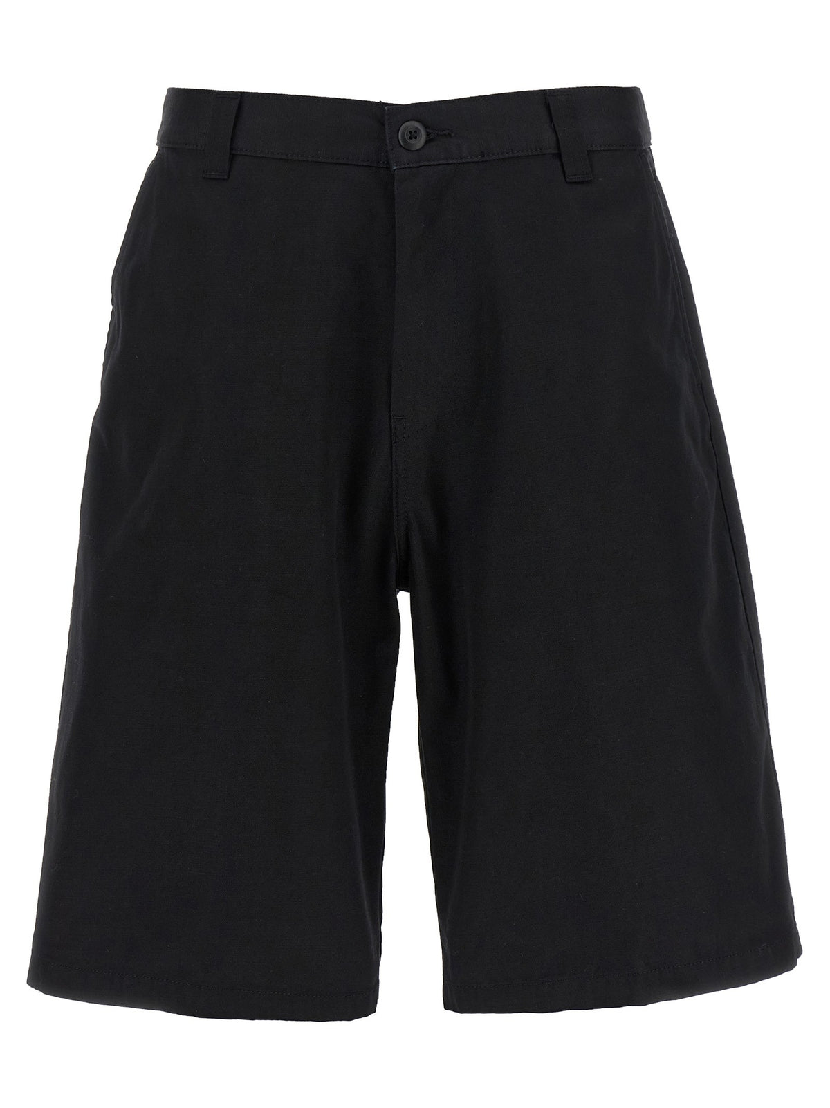 Carhartt Wip Men's Brader Cotton Bermuda Shorts Black