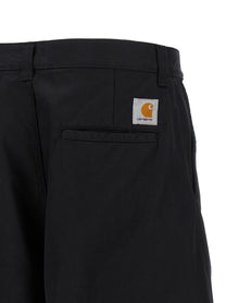 Carhartt Wip Men's Brader Cotton Bermuda Shorts Black