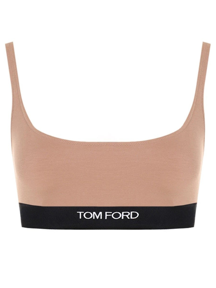 Tom Ford Women's Bralette Modale Firmata Blue