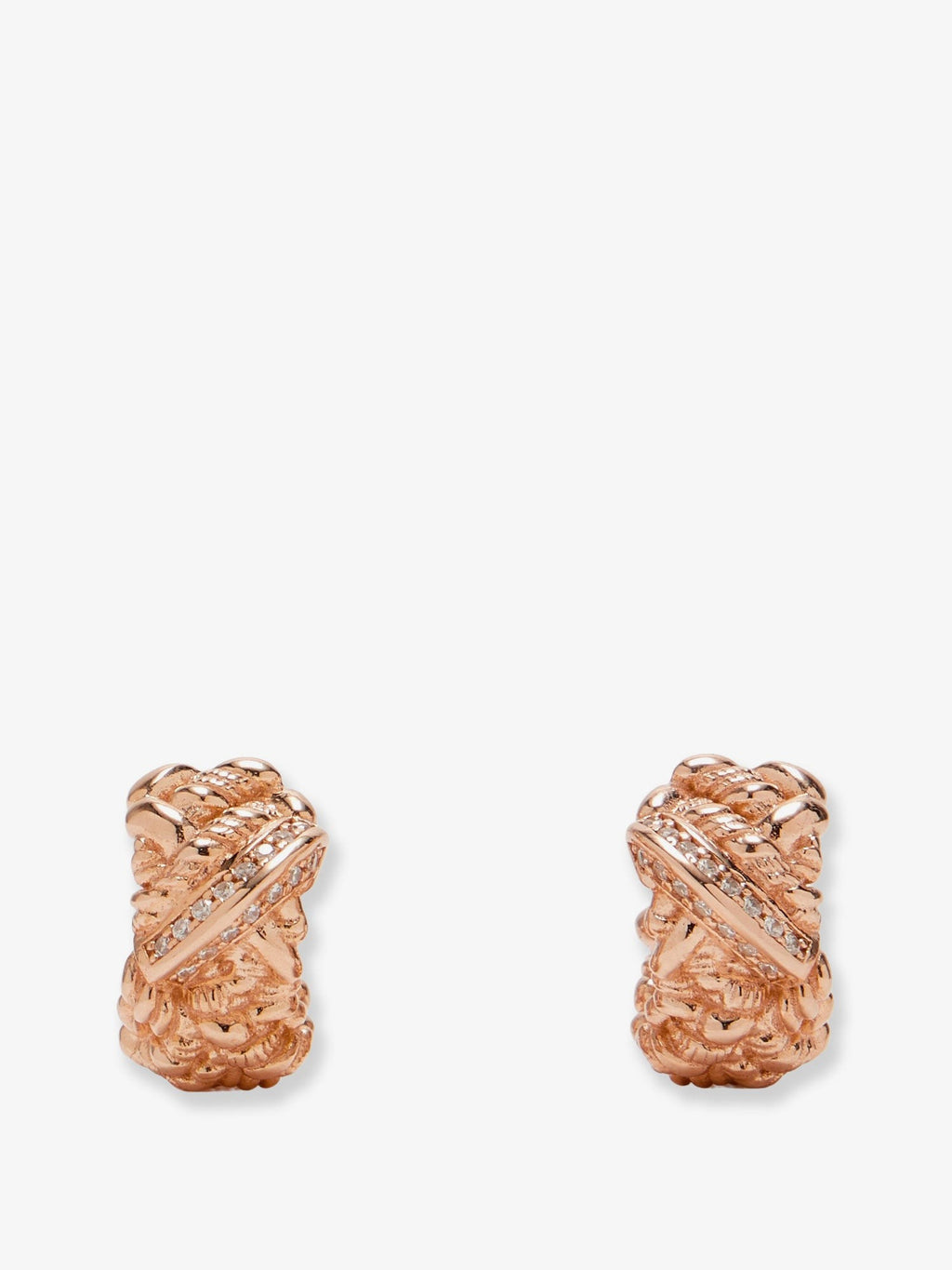 Bottega Veneta Women's Brass Earrings White