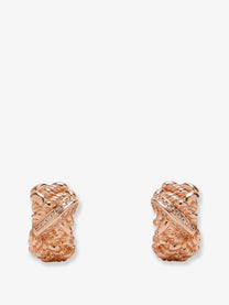 Bottega Veneta Women's Brass Earrings White