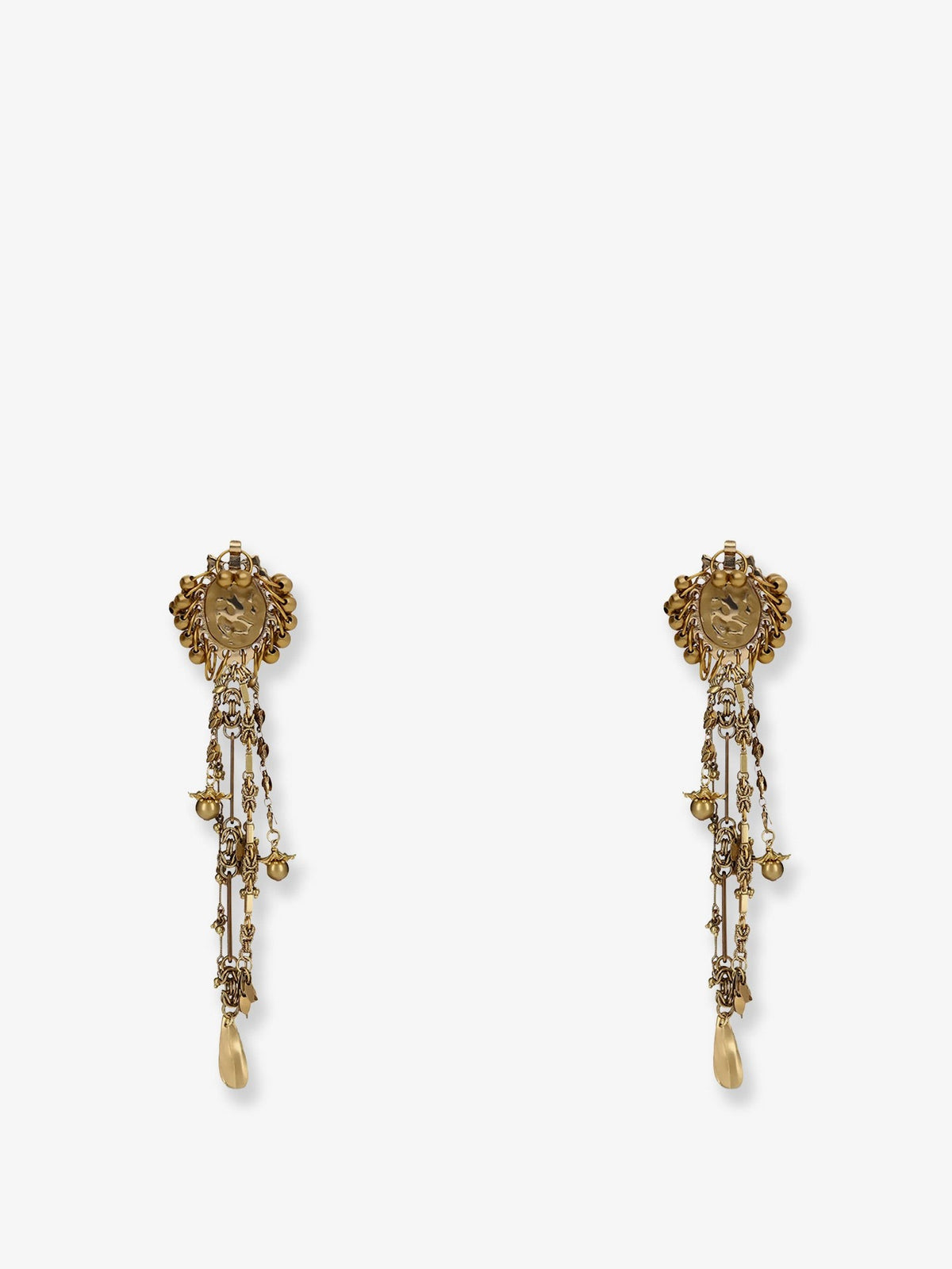 Dries Van Noten Women's Brass Earrings OLDBRASS