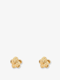 Bottega Veneta Women's Brass Earrings Yellow
