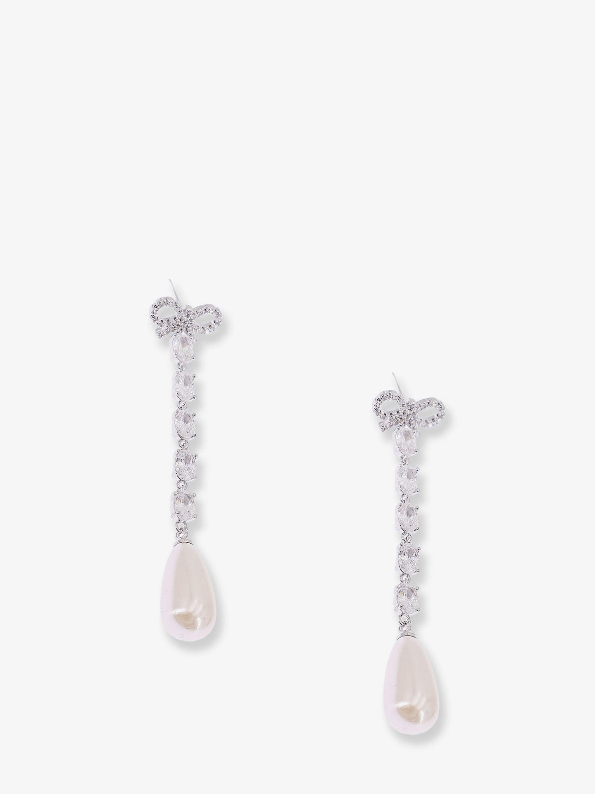 self-portrait Women's Brass Earrings Silver