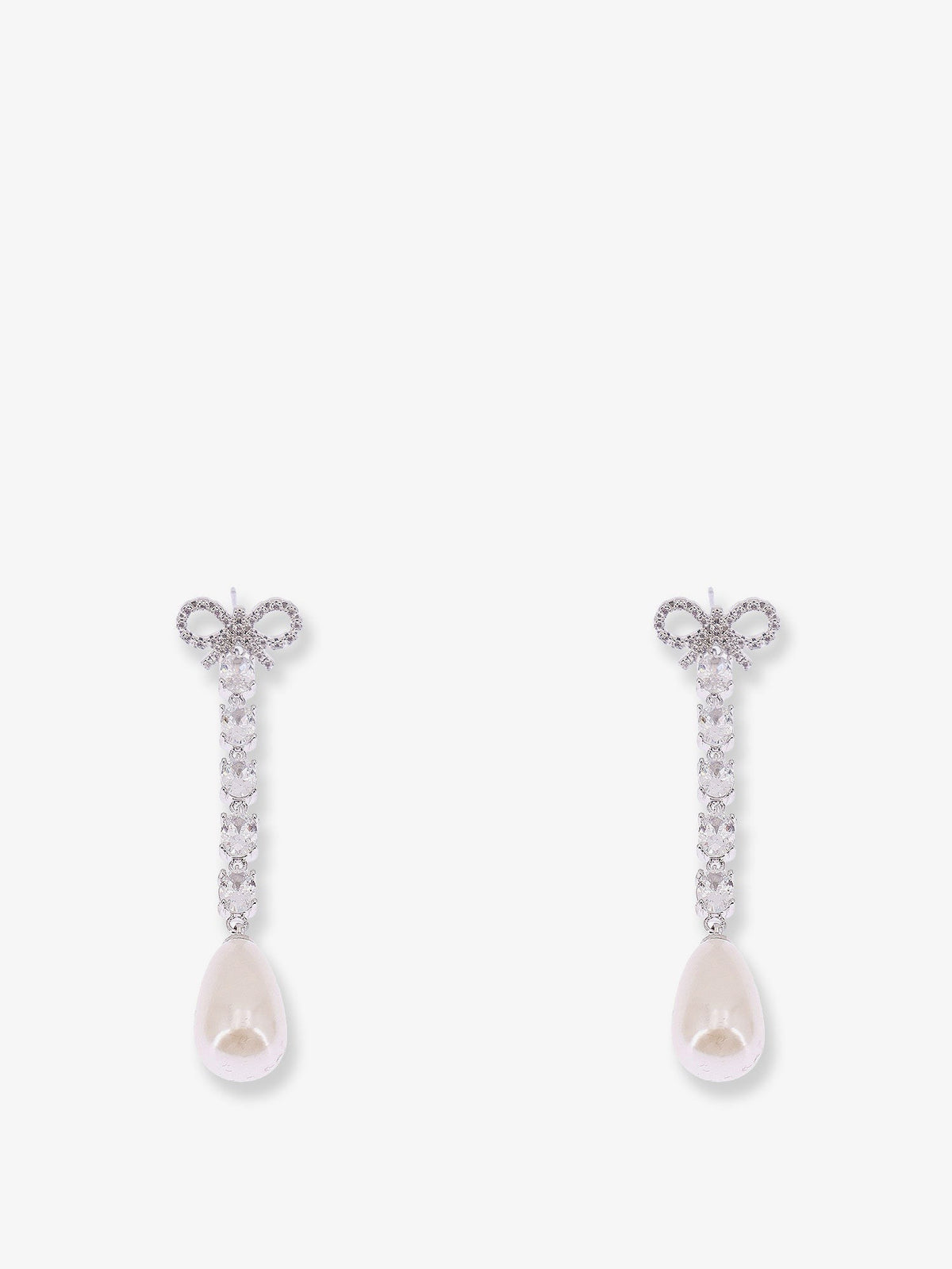self-portrait Women's Brass Earrings Silver