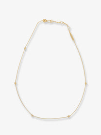 Bottega Veneta Women's Brass Necklace Yellow