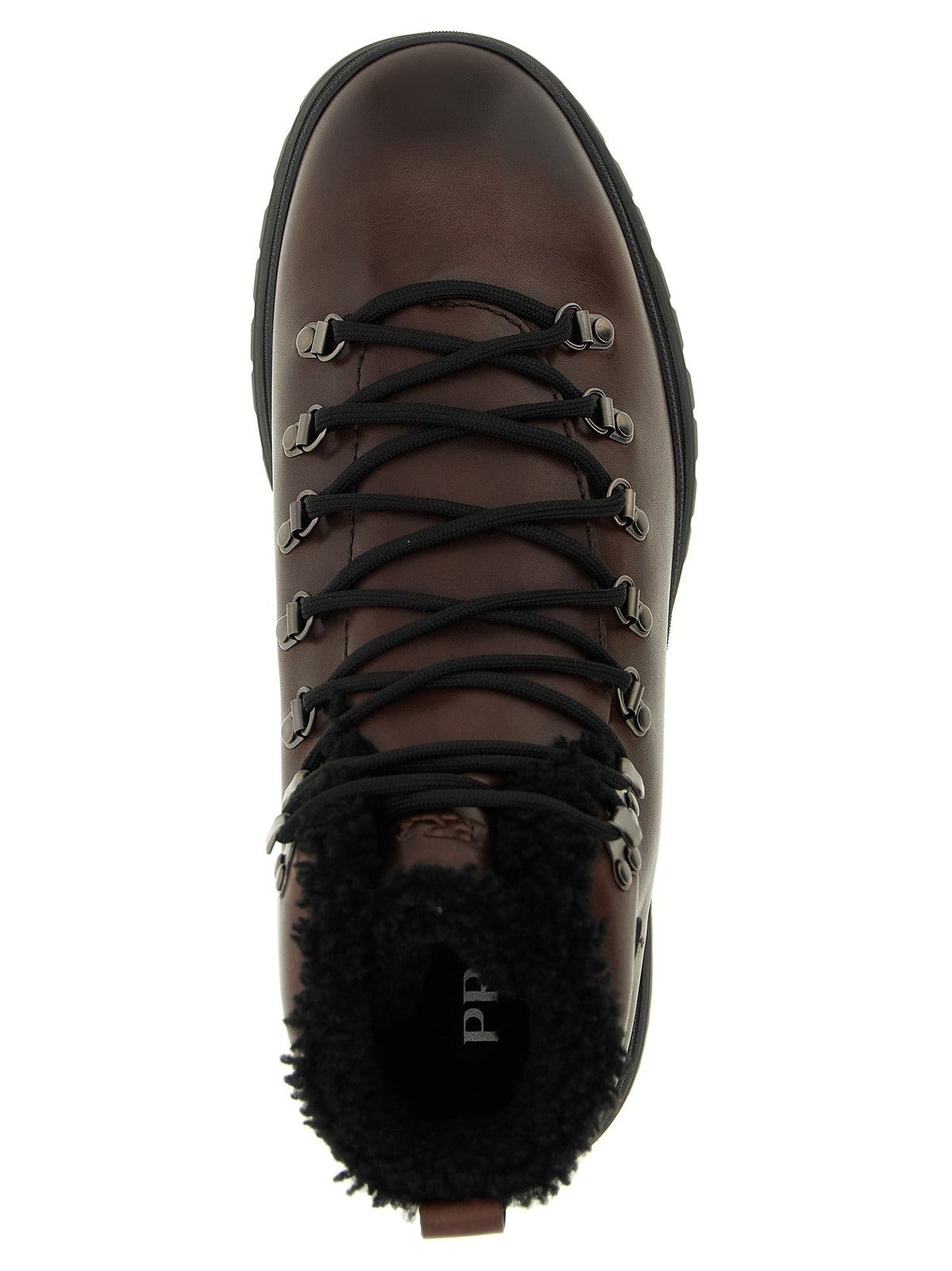 PRADA Brixxen Ankle Boots Brown