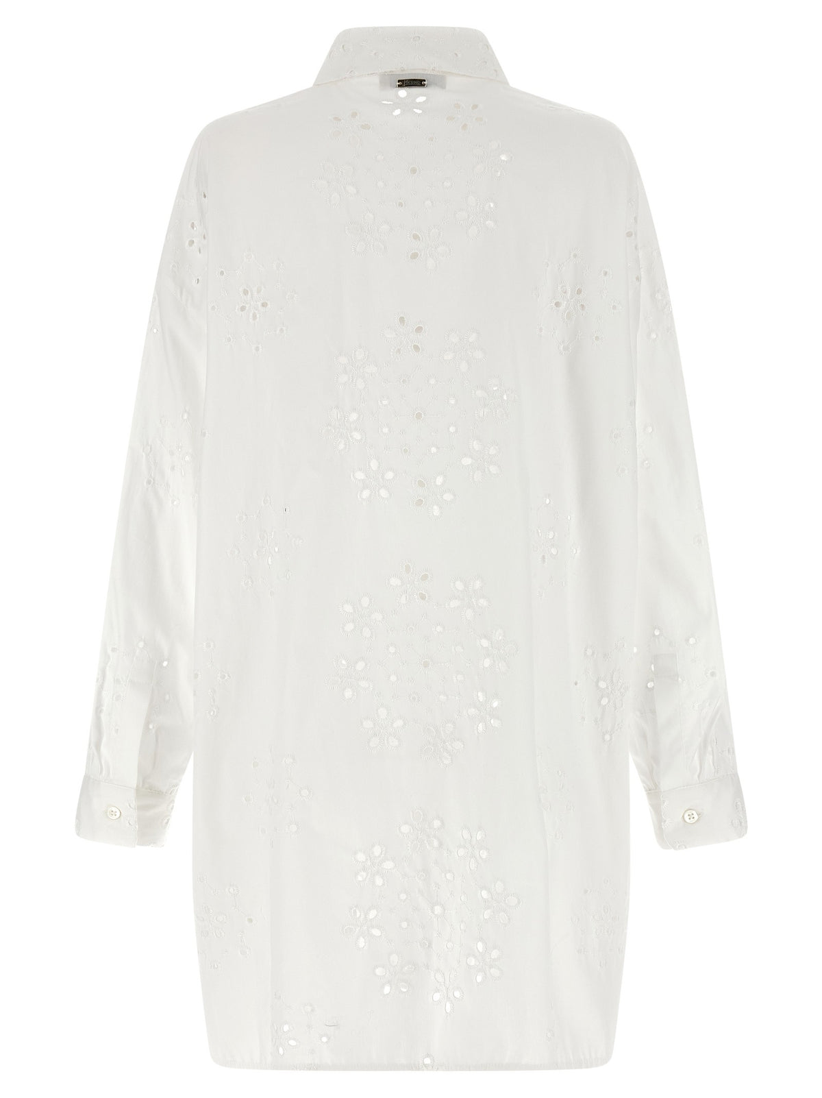 Herno Broderie Anglaise Shirt White