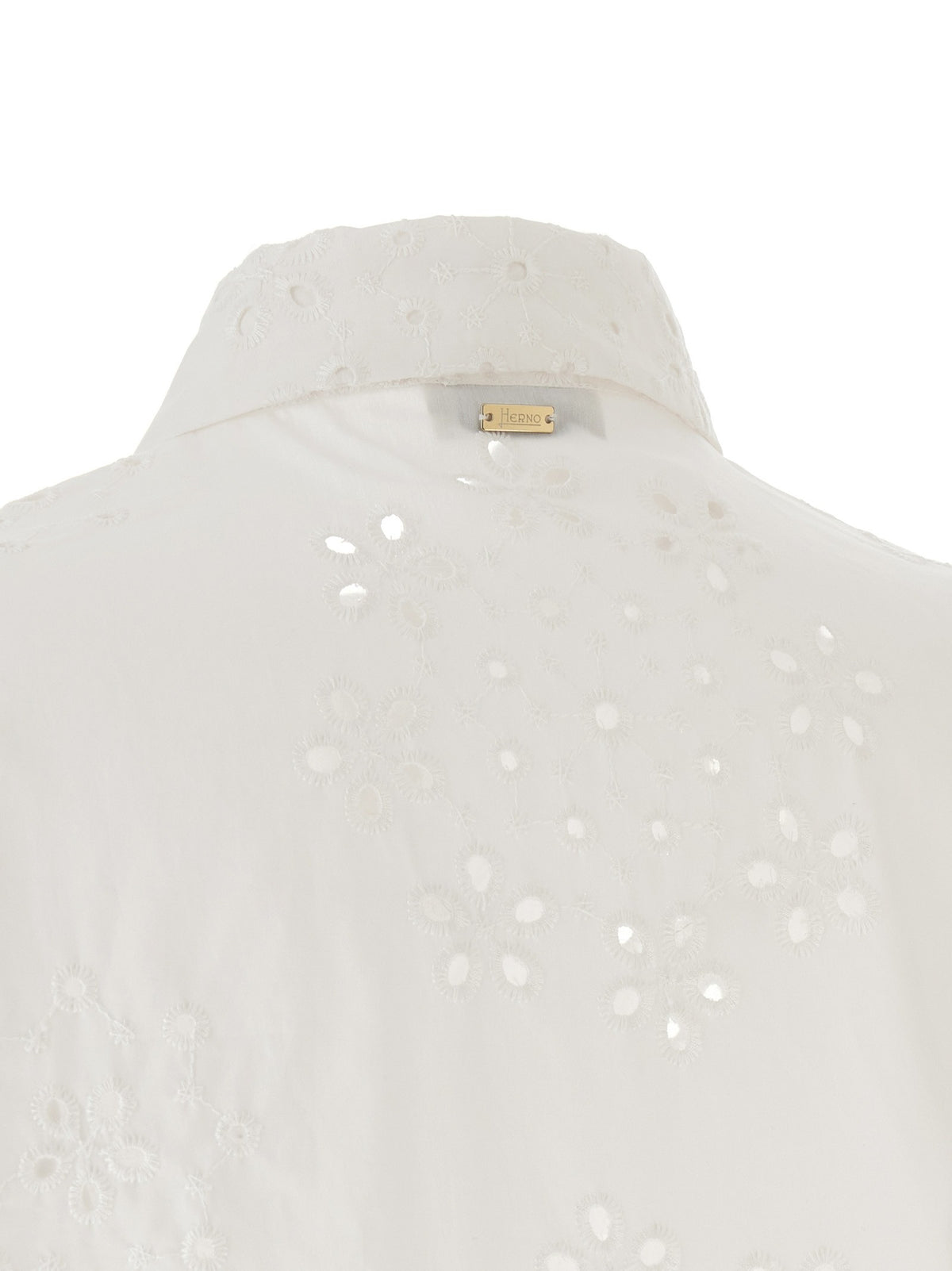 Herno Broderie Anglaise Shirt White