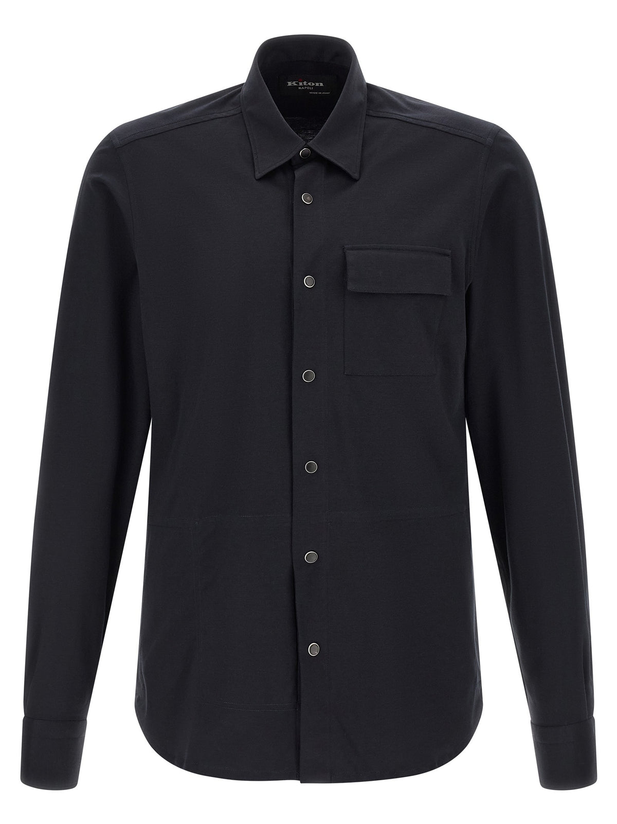 Kiton Buba Shirt Blue
