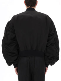 Rick Owens Men's Bucket Flight Jacket Black