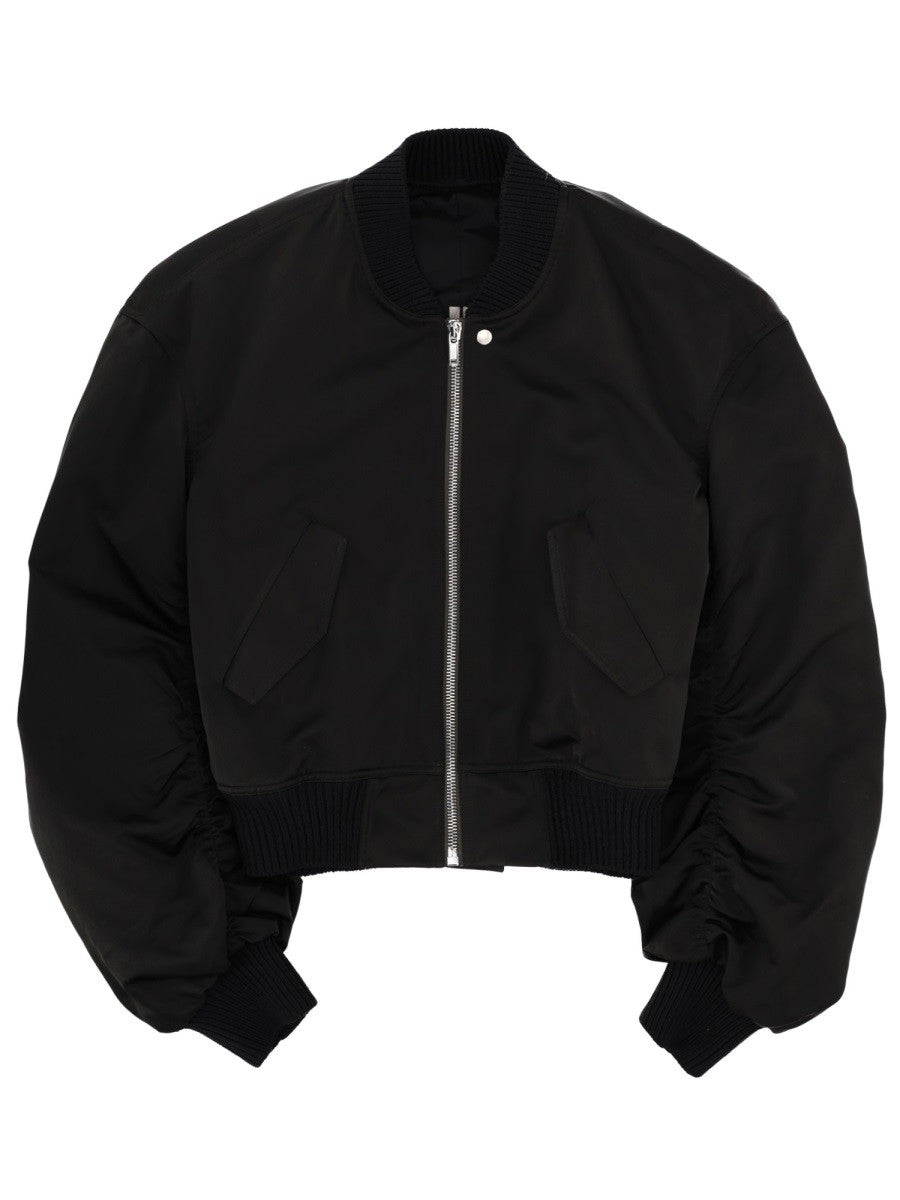Rick Owens Men's Bucket Flight Jacket Black